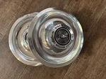 Chevrolet Rally Wheel Center Caps. Fixed Price $300.00.