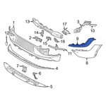 For Kia EV6 2022-2024 86692CV100 Rear Right Upper Bumper Trim. Fixed Price $225.94.