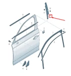 New Audi Q5 Fy Left Pillar B Trim 80A-837-901-A-5FQ. Fixed Price $98.50.