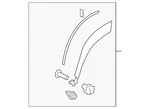 Genuine Lexus 2015-2021 Wheel Opening Molding 75061-78011. Fixed Price $74.28.