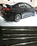 Lancer Evolution X Mitsubishi 2007-2018 Door Moldings Chrome Set , California. Fixed Price $250.00.
