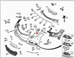 Genuine Mercedes C204 S204 W204 Front Spring Right Bumper 2048850001. Fixed Price $9.97.