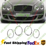 For Bentley Gt 2004-2010 Headlight Trim Ring Set Chrome. Fixed Price $282.15.