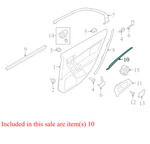 2010-2012 Lincoln Mkz Rear Right Door Trim Molding Used AH6Z54275A36AA Oem. Fixed Price $44.99.
