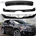 Ford Edge 2011-2014 Glossy Black Front Upper & Center Lower Grille 3PCS. Fixed Price $80.55.