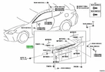 Toyota Lexus Rocker Panel Moulding 75850-24080-A1 75860-24040-A1 White Nova 083. Fixed Price $1937.81.