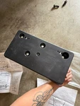 2008-2015 Genuine Mitsubishi Lancer Oem Front License Plate Bracket (6430A161). Fixed Price $80.00.