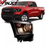 Left Side Headlight For 2019-2024 Dodge Ram 1500 Black Front Halogen Driver Lamp. Fixed Price $140.99.