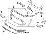 Genuine Hyundai Lower Grille 86593-L1650. Fixed Price $79.19.