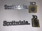 1975 - 1980 Chevrolet Chevy Pickup Truck Oem Scottsdale 10 Emblem. Fixed Price $34.99.