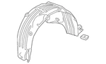 Genuine Honda Quarter Panel Splash Shield 74592-T7W-A01. Fixed Price $87.22.
