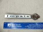 1967 Chevy Chevrolet Impala Ss Grille Emblem Oem 3899599. Fixed Price $40.00.