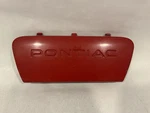 1999-2005 Pontiac Grand Am Front License Plate Filler Panel Cover Red *chipped*. Fixed Price $61.78.
