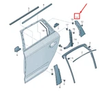 New Audi A4 Avant B9 Rear Right Door Pillar C Trim 8W5839904A5FQ No Duty To. Fixed Price $68.76.