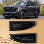 Oem 2021-2024 Gmc Fender Vent Emblem Badge For Yukon / Xl Gloss Black. Fixed Price $124.81.
