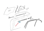 New Mb C W204 Window Rear Left Inner Front Seal Rail A2047350365. Fixed Price $42.56.