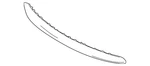 Genuine Lexus Grille Molding 53122-24030. Fixed Price $213.27.