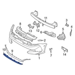 For Kia K5 2021-2024 86591L3300 Front Bumper Protection Pad. Fixed Price $107.49.