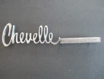 Vintage Metal Trunk Deck Lid Emblem For Chevy Chevelle Malibu B74. Fixed Price $40.00.