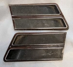 Pair Nice 1970 Buick Wildcat Front Fender Vents Louvers #1232782/1232783. Fixed Price $199.99.
