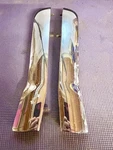 1956 Chevy Chrome Hood Bar Extensions-pair 3721987 & 3721988. Fixed Price $48.00.