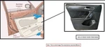 Left Blk Front Door Trim Panel Oem 2014 Ford Transcnct DT1Z-6123943-CG. Fixed Price $158.00.
