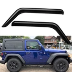 Tape-on Mount Window Vent Visor Rain Guard Fit 2020-2025 Jeep Gladiator Crew Cab. Fixed Price $39.99.