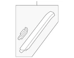 Genuine Honda Windshield Molding 73152-SCV-A01ZA. Fixed Price $80.59.