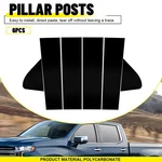 Black Pillar Posts Window Trim For Chevrolet Silverado 1500 Gmc Sierra 2019-2024. Fixed Price $15.19.