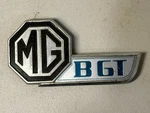 72-79 Mg Bgt Trunk Emblem Deck Lid Rear BHH855 Trim Oem Script Plate Silver Blue. Fixed Price $39.99.