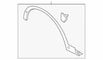 Oem New Genuine 2017-2019 Ford Escape Left Wheel Opening Molding CJ5Z-16268-AD. Fixed Price $108.33.