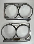 1965 Buick Skylark Special Headlight Bezels Rh W41. Fixed Price $225.00.
