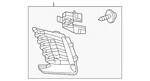 Genuine Lexus Lower Grille 53103-0E060. Fixed Price $172.10.