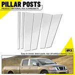 6PCS High Shine Chrome Pillar Post Trims For 2004-2015 Nissan Titan Crew Cab. Fixed Price $14.24.