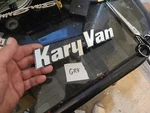 Vintage 1973-79 Dodge Kary Van Emblem Script Oem 4081377 Mopar Bin GR8. Fixed Price $37.99.
