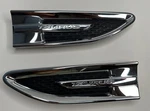 2010-2019 Ford Taurus Side Left Right Fender Emblem Vent Trim Set Chrome Oem. Fixed Price $36.99.