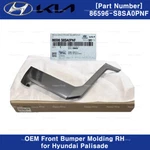 Genuine Front Bumper Moulding 86596S8SA0PNF For Hyundai Palisade 2023. Fixed Price $204.25.