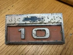 Chevy Chevrolet C10 Truck Emblem 3874041 1966 Oem. Fixed Price $20.89.