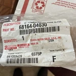 Oem Genuine Toyota Tacoma 2015-2022 Weatherstrip, Rr Doo- 68164-04030. Fixed Price $45.00.