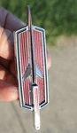 1969 1970 Oldsmobile Front Hood Rocket Emblem Oem Gm 402243. Fixed Price $29.99.