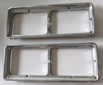 (2) Original 1977 Gm Oldsmobile Cutlass Headlight Bezels Lh & Rh #551468/69. Fixed Price $60.00.
