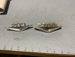 1965 1966 Ford Mustang 289 High Performance Metal Emblem C3OB 16C144-A. Fixed Price $45.00.