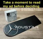 For W463A W465 Matt Spare Tire Cover Emblem W/ Genuine Mercedes Chrome Star. Fixed Price $118.94.