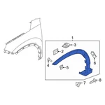 For Hyundai Palisade 2020-2025 87741S8200 Rear Left Wheel Arch Molding. Fixed Price $32.86.