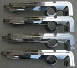 Thunderbird Dash Cluster Console Chrome Ignition Panel Trim 1965 Ford Oem. Fixed Price $65.00.