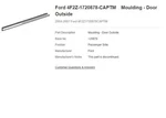 Genuine Ford 04-07 Freestar Monterey Door Outside Molding Trim 4F2Z1720878CAPTM. Fixed Price $85.00.