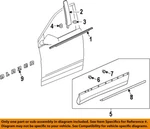 Gm Oem 19-23 Blazer Front Door Exterior Trim-lower Molding 84647209. Fixed Price $87.20.