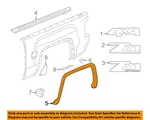 Gmc Oem Sierra 1500 Bed-wheel Fender Flare Arch Opening Molding Left 22775552. Fixed Price $192.20.