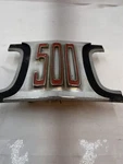 1969 Dodge Coronet 500 Front Center Emblem Mopar Molding Trim Badge. Fixed Price $89.99.