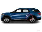 2020 21 22 23 2024 Ford Explorer Fender Flare Trim Rear Door Lh Left Hand Oem. Fixed Price $50.00.